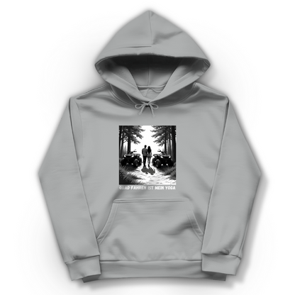 Damen Hoodie Quad fahren ist mein Yoga