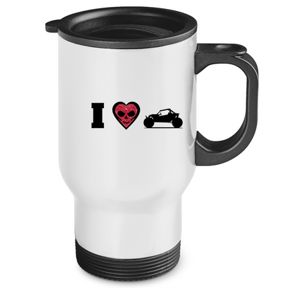 Mug isotherme en acier inoxydable I Love Buggy