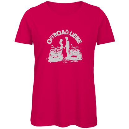 T-shirt bio premium pour femme, motif Quad Offroad Love