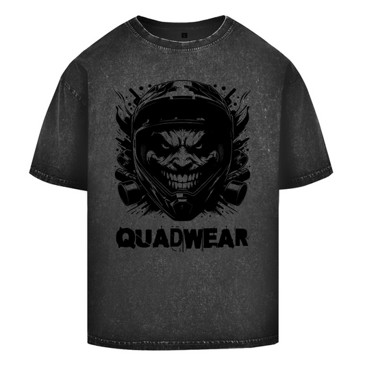 T-shirt délavé surdimensionné Quadwear