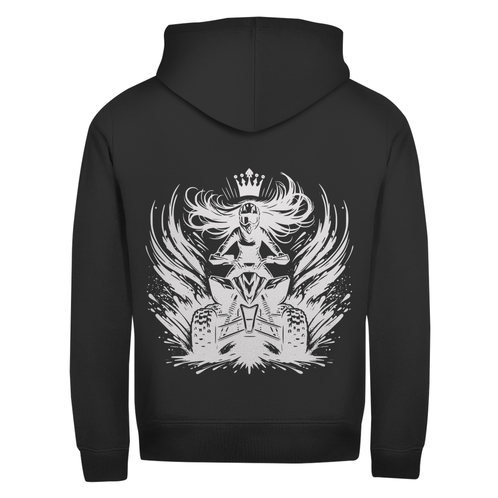 Unisex Zipper Hoodie Quad Princess