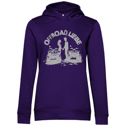 Sweat à capuche bio premium pour femme Quad Offroad Love