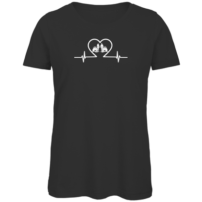 T-shirt bio premium pour femme Quad Couple Duo avec Power