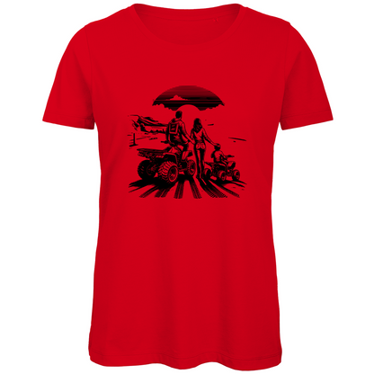 Damen Premium Bio T-Shirt Quad Familie