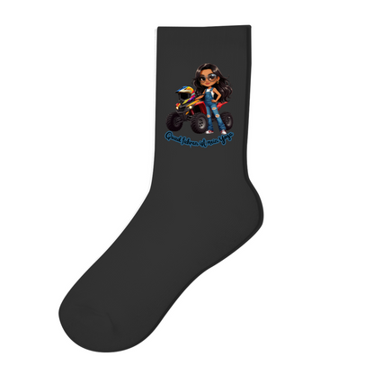 Baumwolle Socken Quad fahren ist mein Yoga