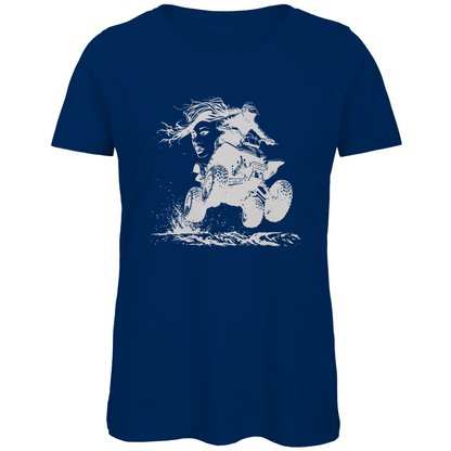 Damen Premium Bio T-Shirt Quad FunLady
