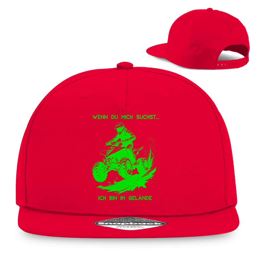 Snapback Rapper Cap Quad wenn du mich suchst