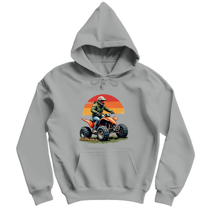 Herren Hoodie Quad Retro