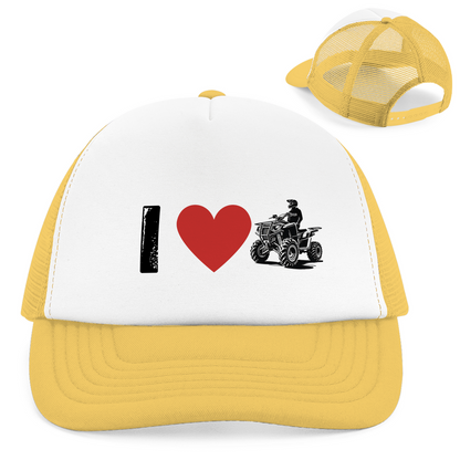 Casquette Trucker Rétro I Love Quad