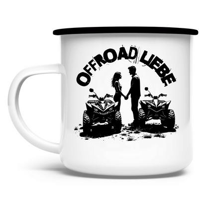 Enamel Mug Quad Offroad Love