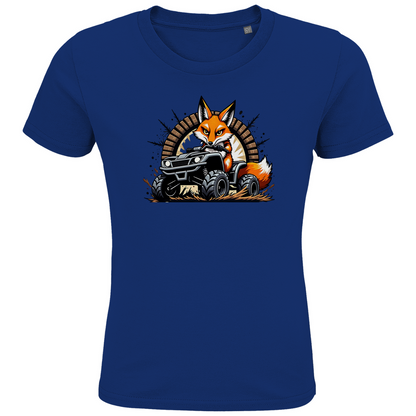 Kinder Premium Bio T-Shirt Quad OffroadFuchs