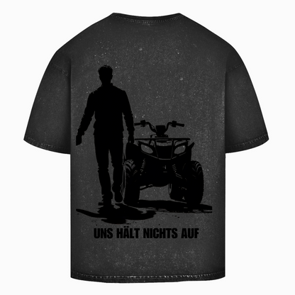 Oversize Washed T-Shirt Quad-Paar Uns hält nichts auf