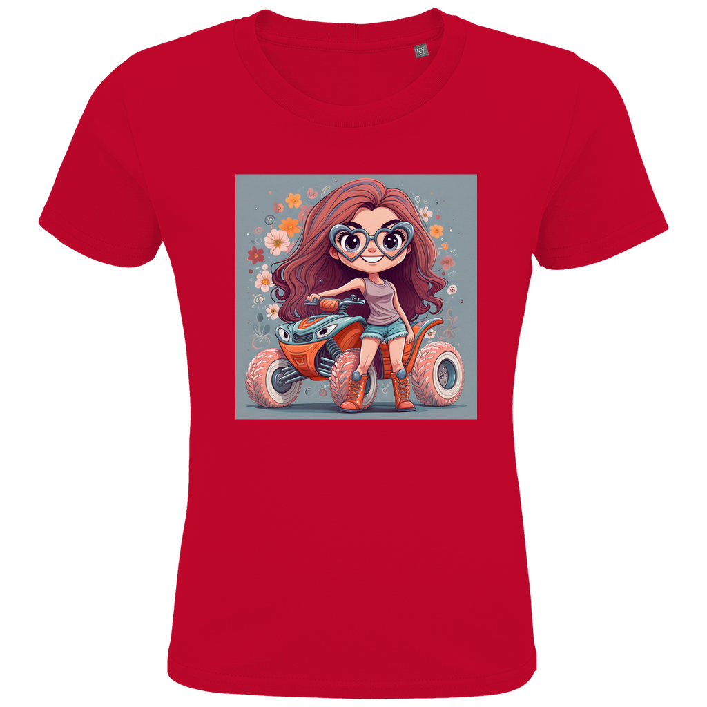 Kinder Premium Bio T-Shirt Quad PinkLady