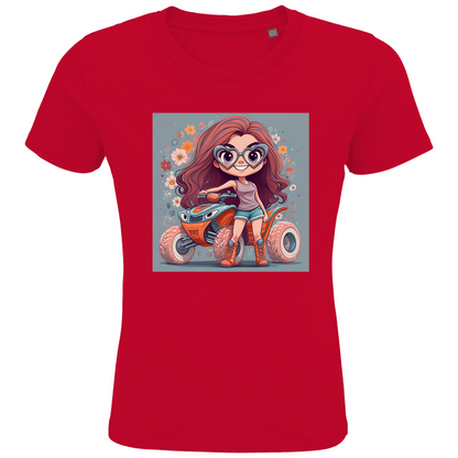 Kinder Premium Bio T-Shirt Quad PinkLady