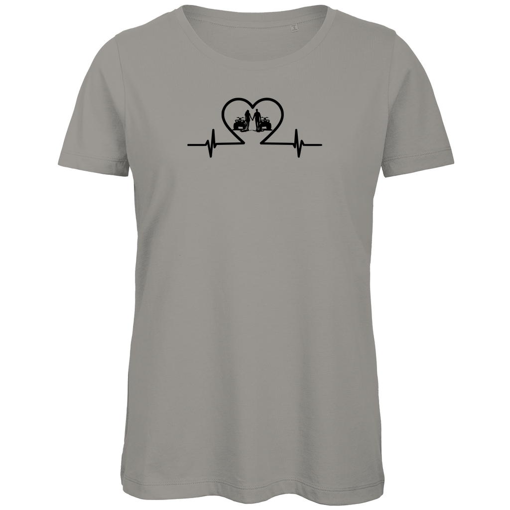 Damen Premium Bio T-Shirt Quad-Paar Duo mit Power