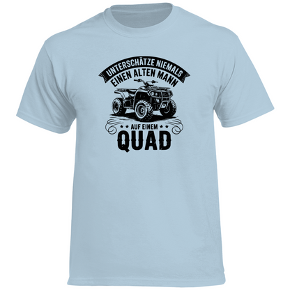 Herren Premium T-Shirt Unterschätze niemals einen alten Mann auf einem Quad
