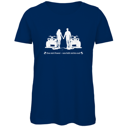 T-shirt bio premium pour femme Quad Duo avec Power