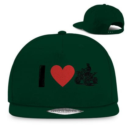 Snapback Rapper Cap I Love Quad