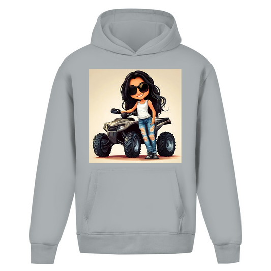 Oversize Hoodie Ohne Kordel QuadLady