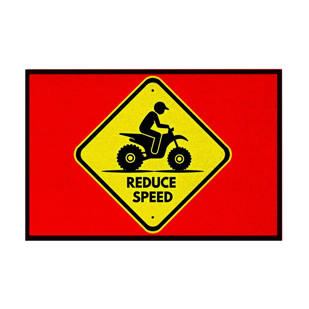 Fußmatte mit Gummirand Reduce Speed