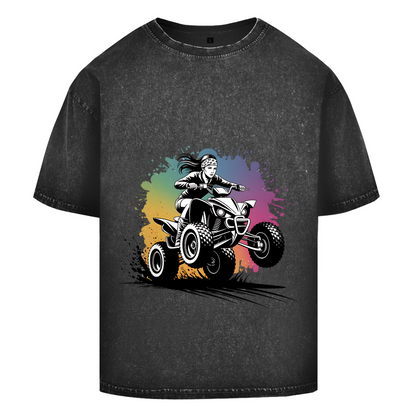 Oversize Washed T-Shirt Quad