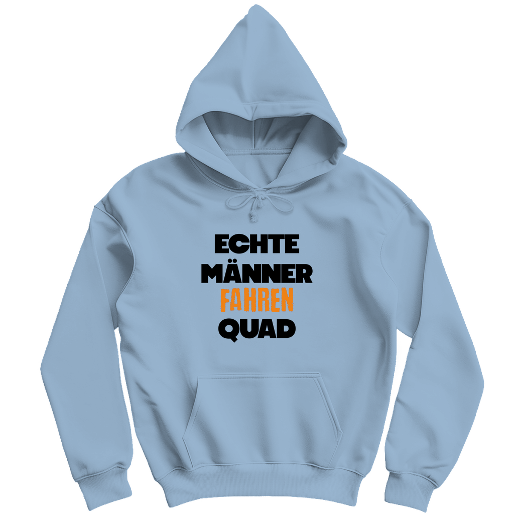 Herren Hoodie Echte Männer fahren Quad