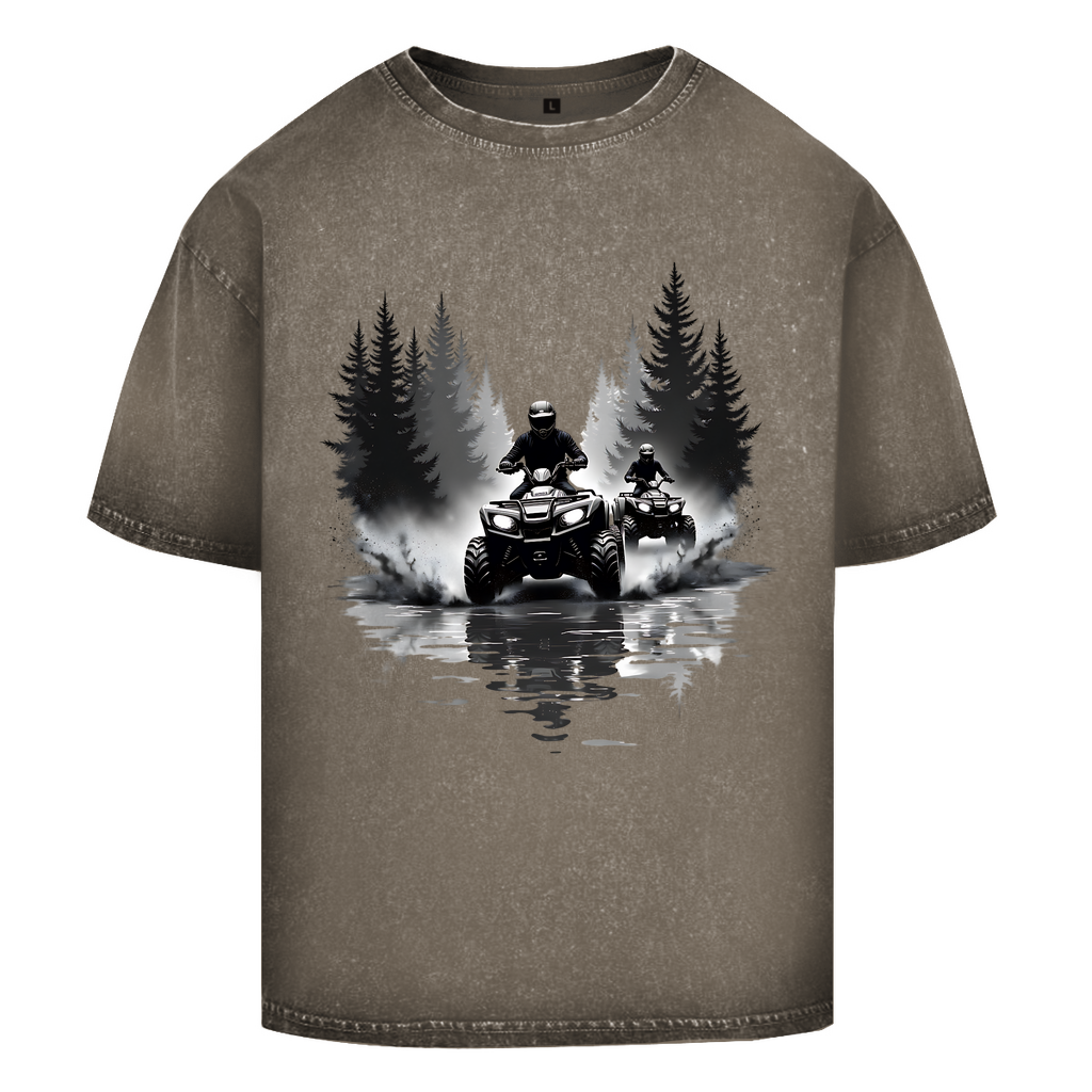 T-shirt délavé oversize Quad Offroad