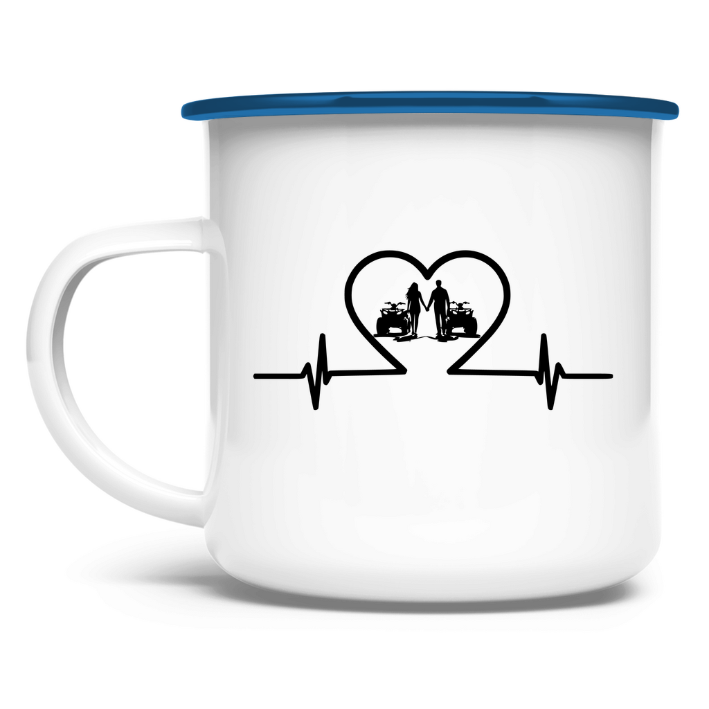 Enamel Mug Quad Herzline