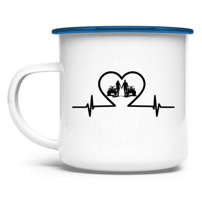 Enamel Mug Quad Herzline
