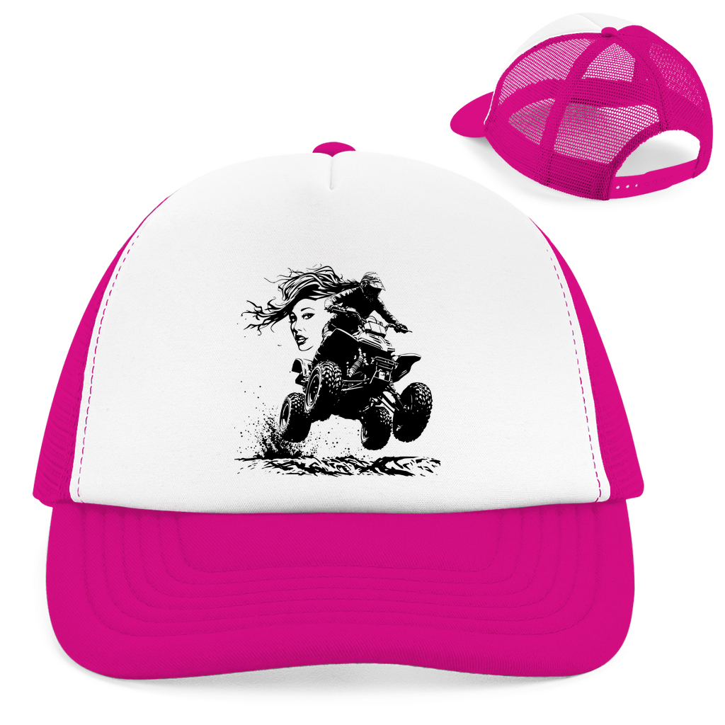 Retro Trucker Cap Quad FunLady