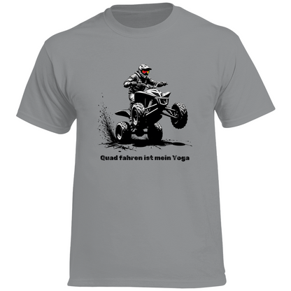 Herren Premium T-Shirt Quad fahren ist mein Yoga