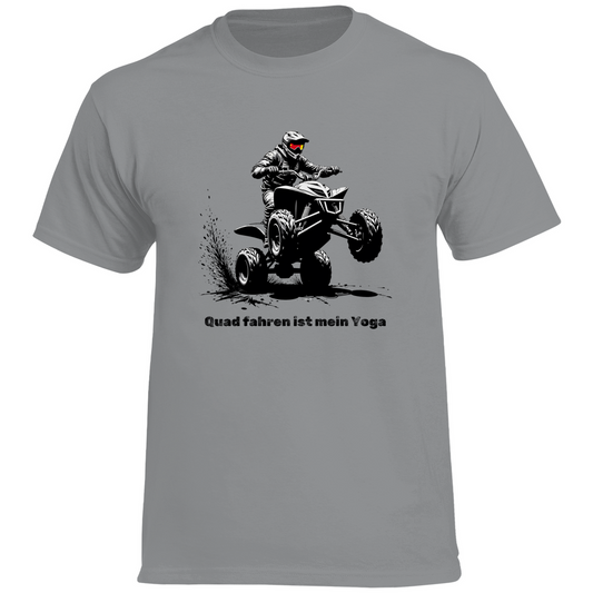 T-shirt premium pour homme Le quad est mon yoga