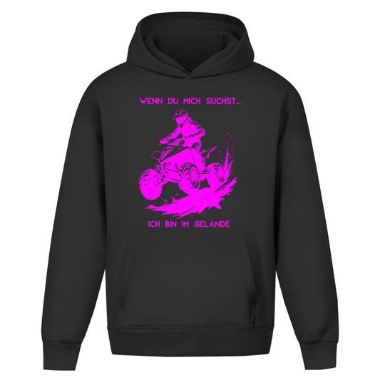 Oversize Hoodie Ohne Kordel Quad Offroad