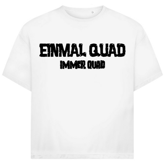Unisex Jack and Jones Oversize T-Shirt Einmal Quad immer Quad