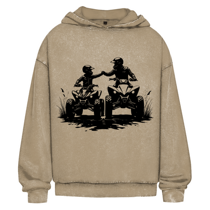 Oversize Washed Hoodie Quad Generation
