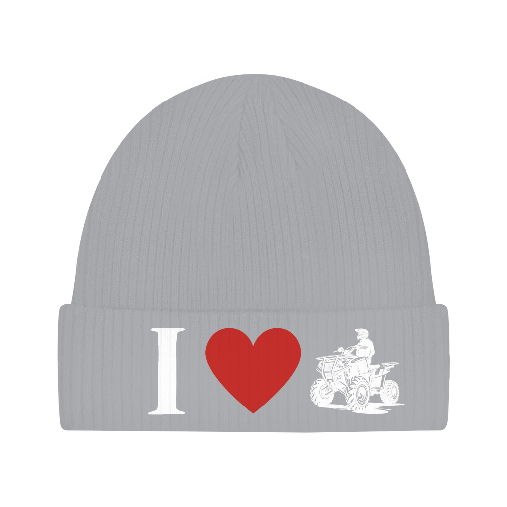 Organic cotton hat I Love Quad 