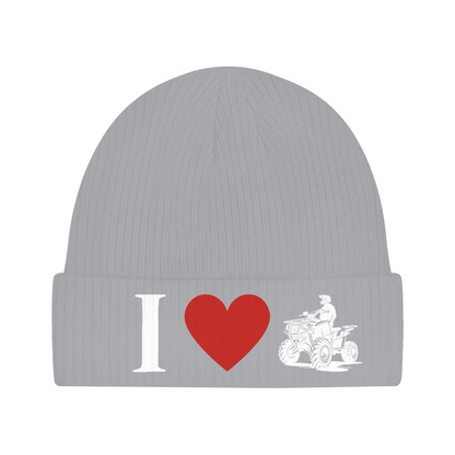 Organic cotton hat I Love Quad 