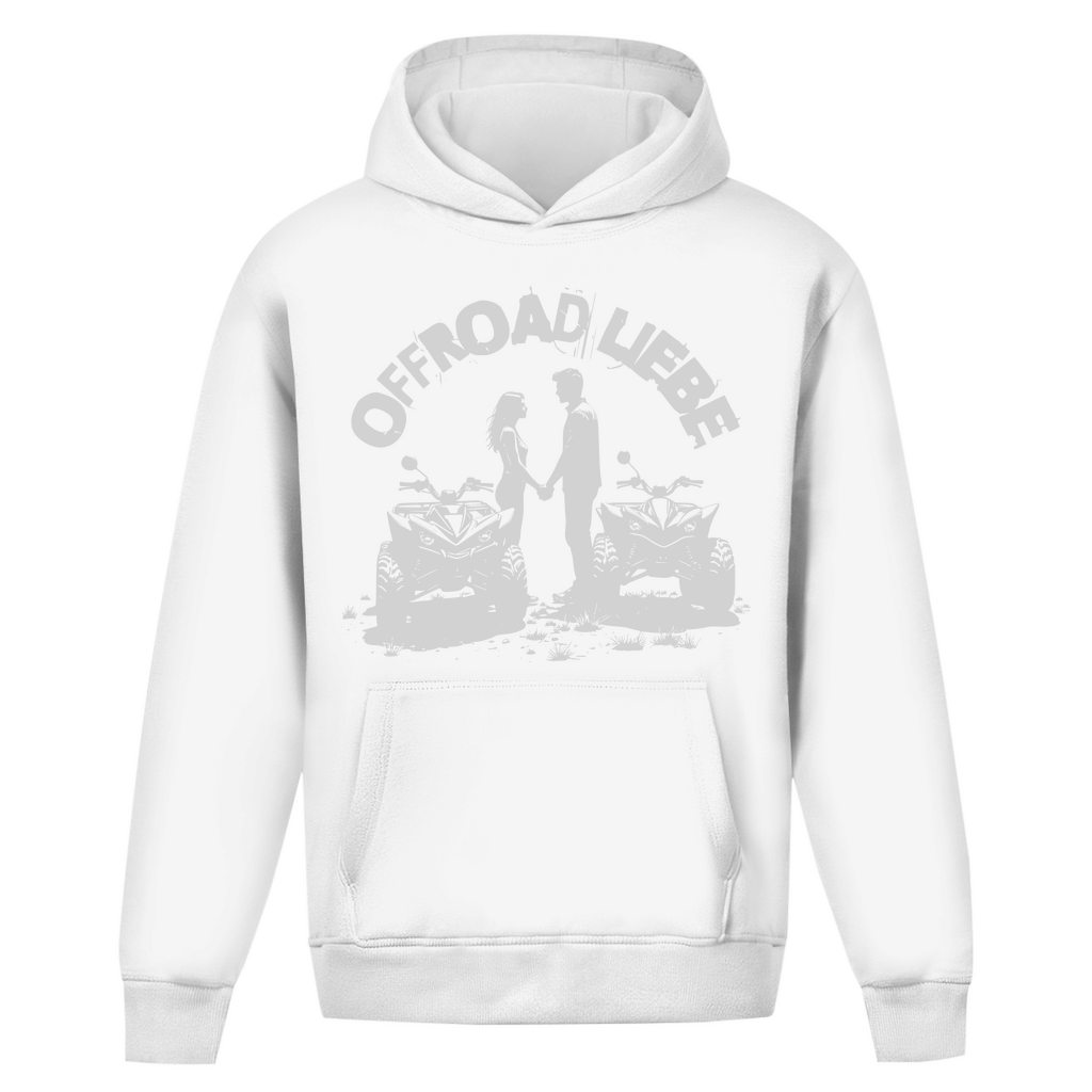 Sweat à capuche oversize sans cordon Quad Offroad Love