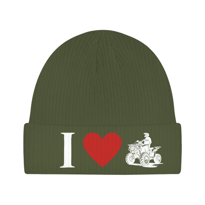 Organic cotton hat I Love Quad 