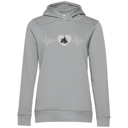 Sweat à capuche bio premium pour femme Quad Herzline