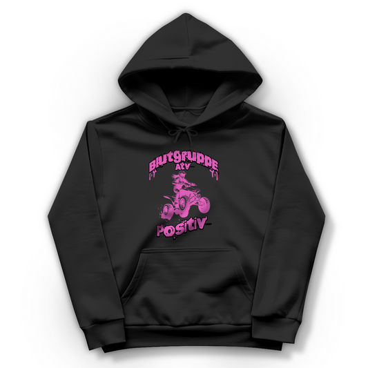 Sweat à capuche pour femme Quad Groupe sanguin ATV Positif