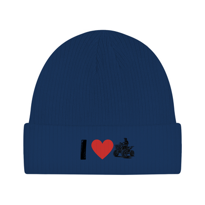 Organic cotton hat I Love Quad