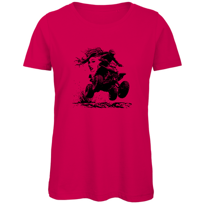 Damen Premium Bio T-Shirt Quad FunLady
