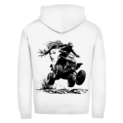 Unisex Zipper Hoodie Quad FunLady