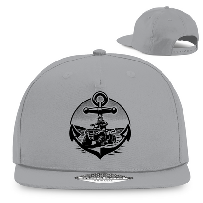 Snapback rapper cap quad anchor