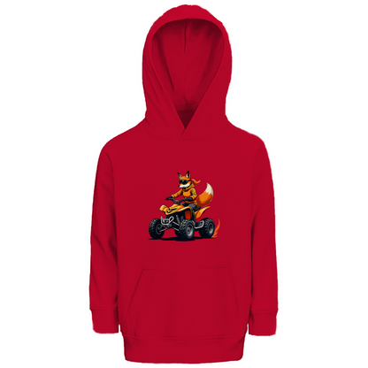 Kinder Premium Bio Hoodie Quad FuchsLady