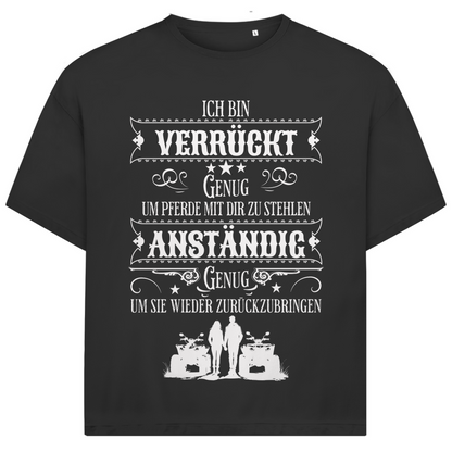 Unisex Jack and Jones Oversize T-Shirt Verrückt genug