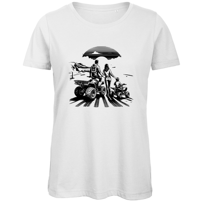 Damen Premium Bio T-Shirt Quad Familie