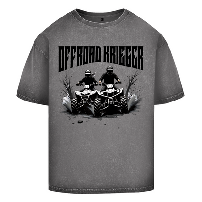 T-shirt délavé oversize Quad Offroad Warrior