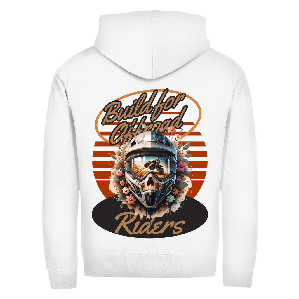 Unisex Zipper Hoodie Quad Build for Offroad Riders
